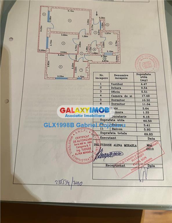 Tineretului 3 camere 70 mp 1974 piata Norilor