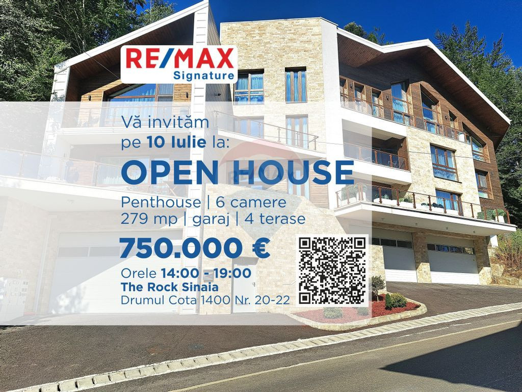 De Vanzare Apartament 6 Camere PentHouse Sinaia Afacere R...