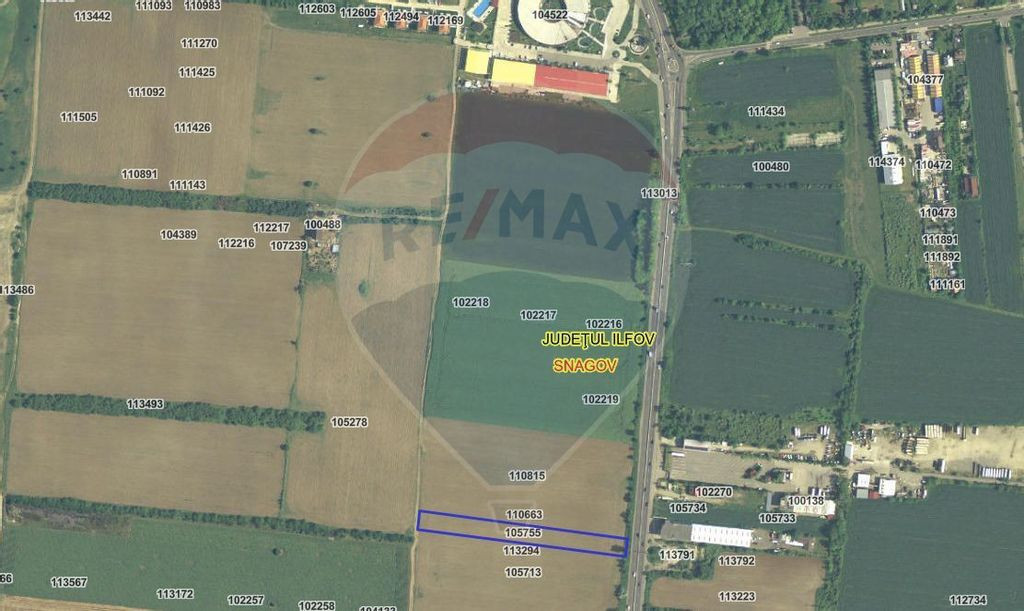 Teren 5,005mp Snagov /Deschidere la DN 1