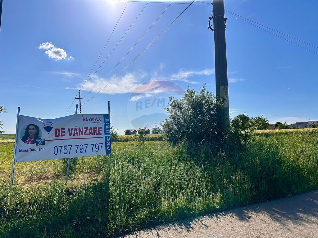 Teren 2,279mp de vanzare Ghercesti / Strada Primaverii