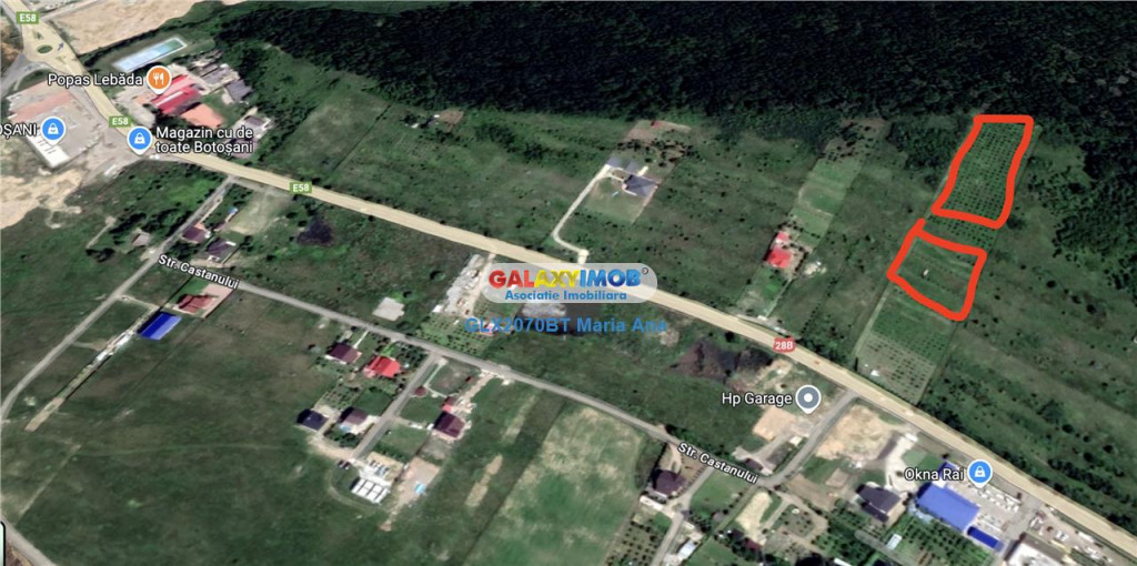 2 loturi teren, zona Lebada!