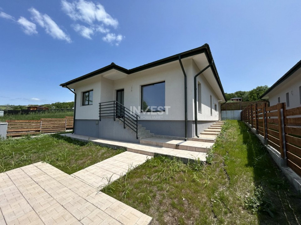 Casă parter, de vanzare, 4 camere, 2 băi – Finalizată,