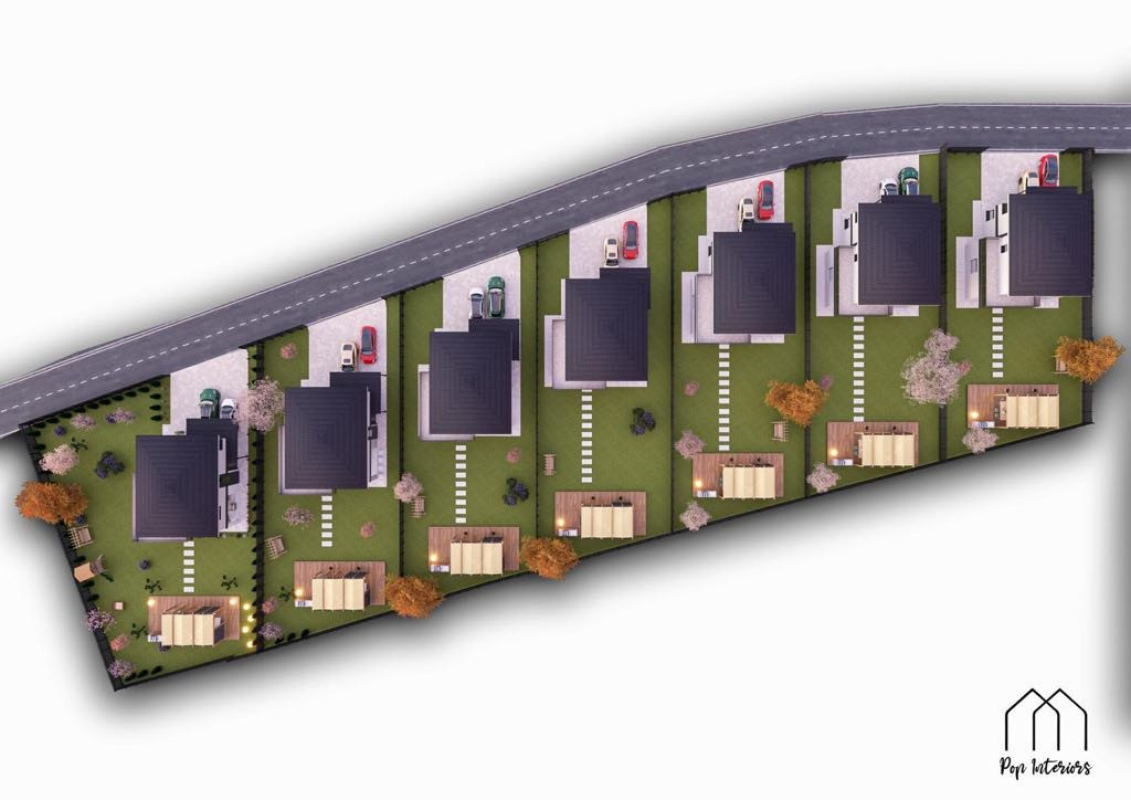 Teren parcelat cu autorizatie pentru case