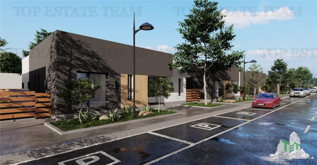 Vila stil mediteranean, moderna, cu 4 camere ( parter ) si c