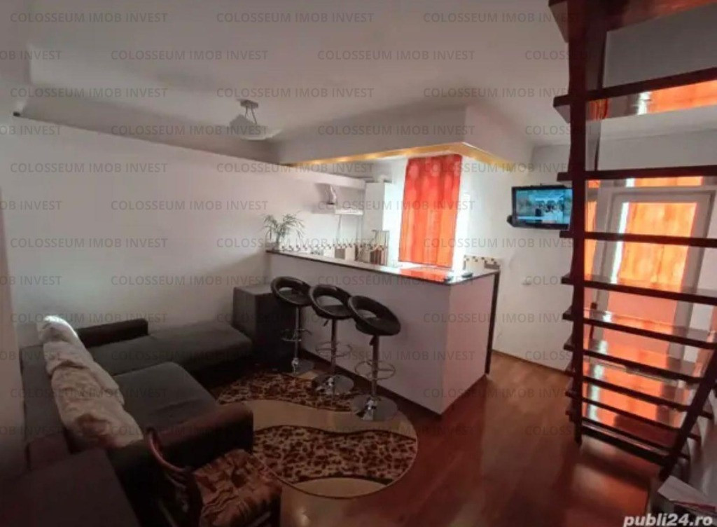 Apartament 3 camere, mobilat, utilat, scara interioara, zona Garii!