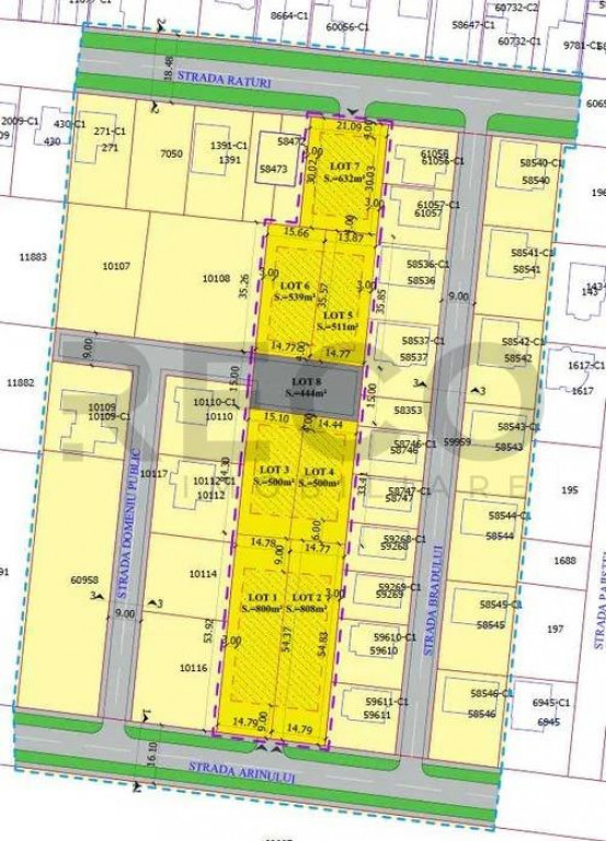 RECO . TEREN INTRAVILAN SANTANDREI .