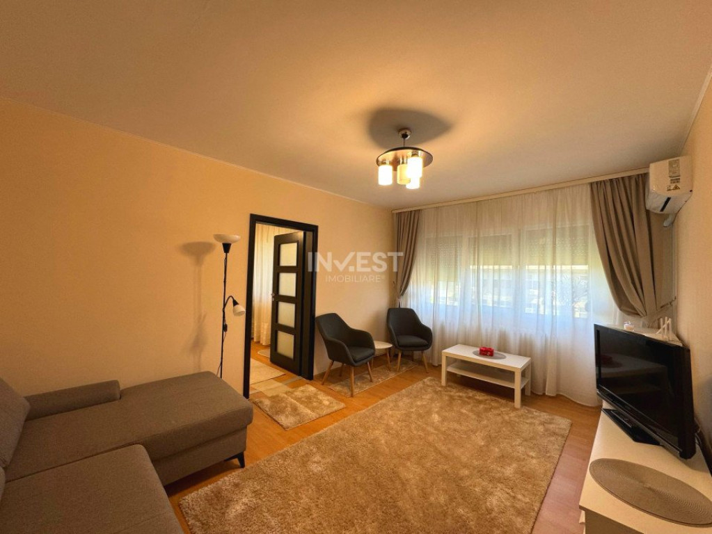 Apartament 2 camere mobilat și utilat - bloc fără risc -