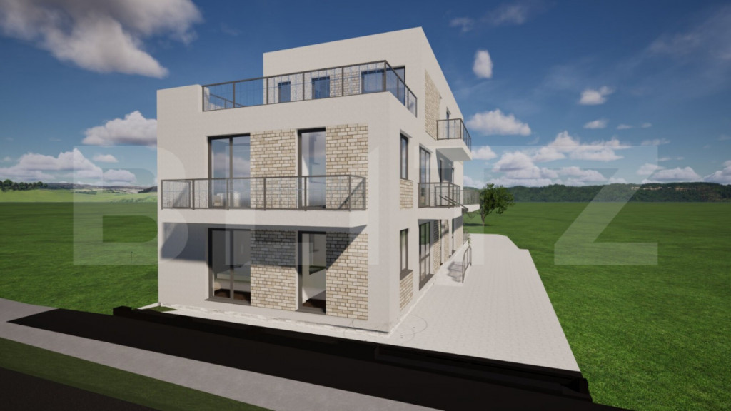 Apartament 3 camere in ansamblu rezidential nou cu gradina,