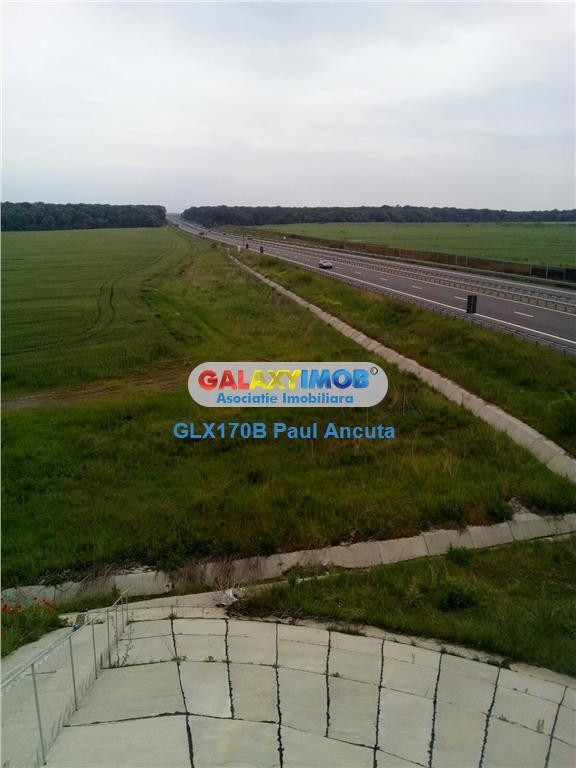 Teren Snagov 8800 mp vedere Padure si lac acces la Nod A3