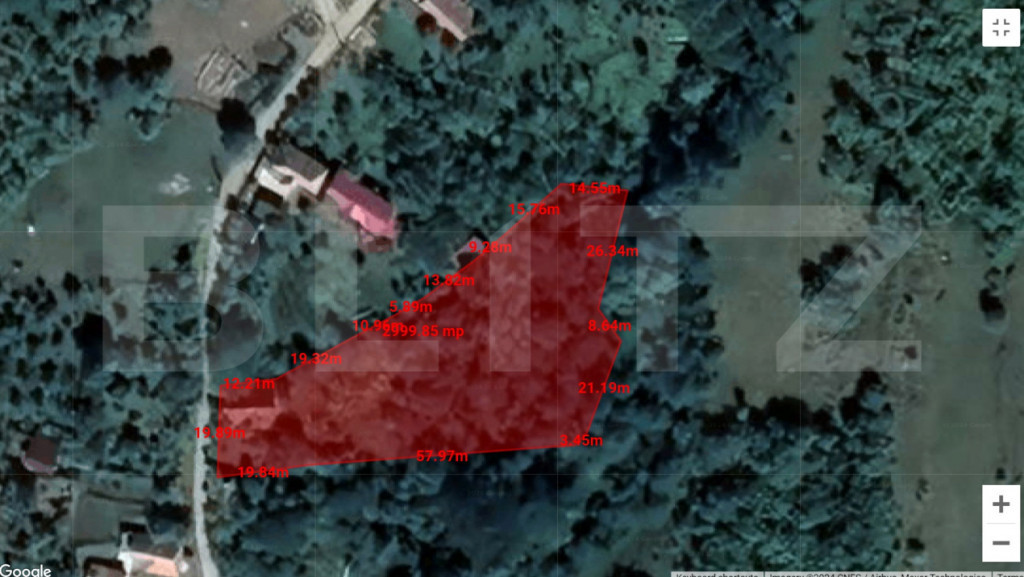 Oportunitate !Teren intravilan 3000 mp cu casa demolabila ,