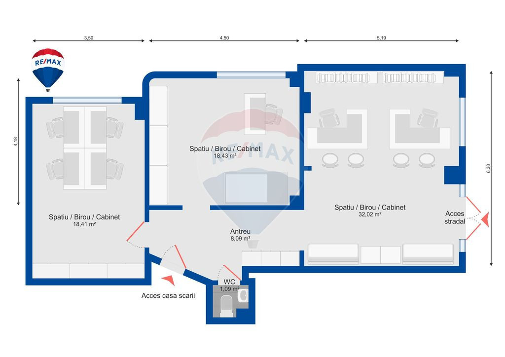 Apartament cu spațiu comercial, diverse destinații, vâ...