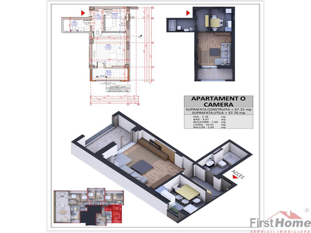 Gars bloc 2025, incalzire in pardoseala, et 1, comision 0%,