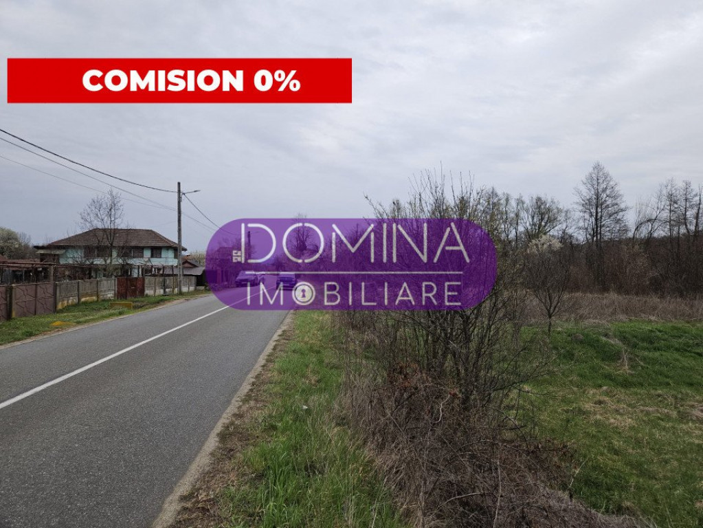 Teren intravilan în comuna Ciuperceni, Strâmba-Vulcan