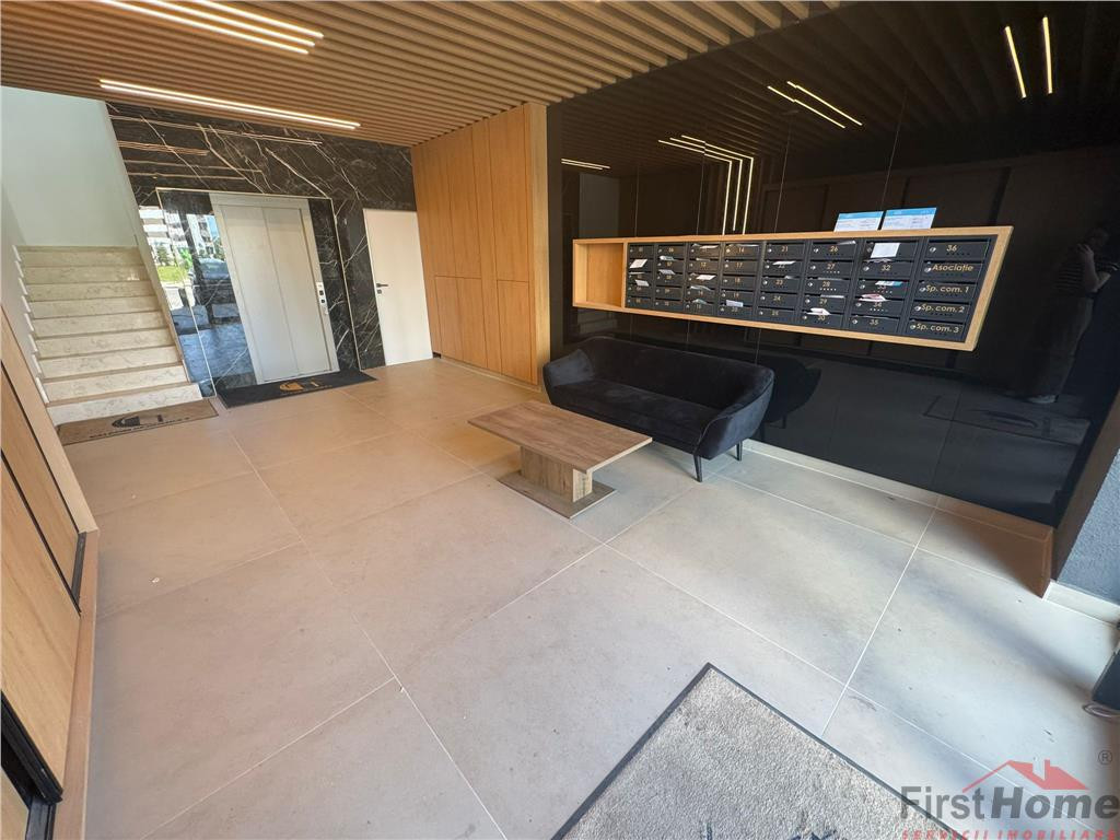 Studio 43.80mp, bloc 2025,partial mobilat, parter, comision