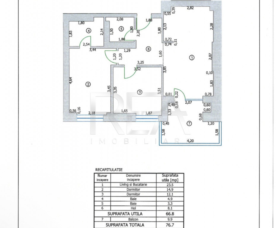 Apartament 3 Camere | Complexul rezidențial Cortina North |