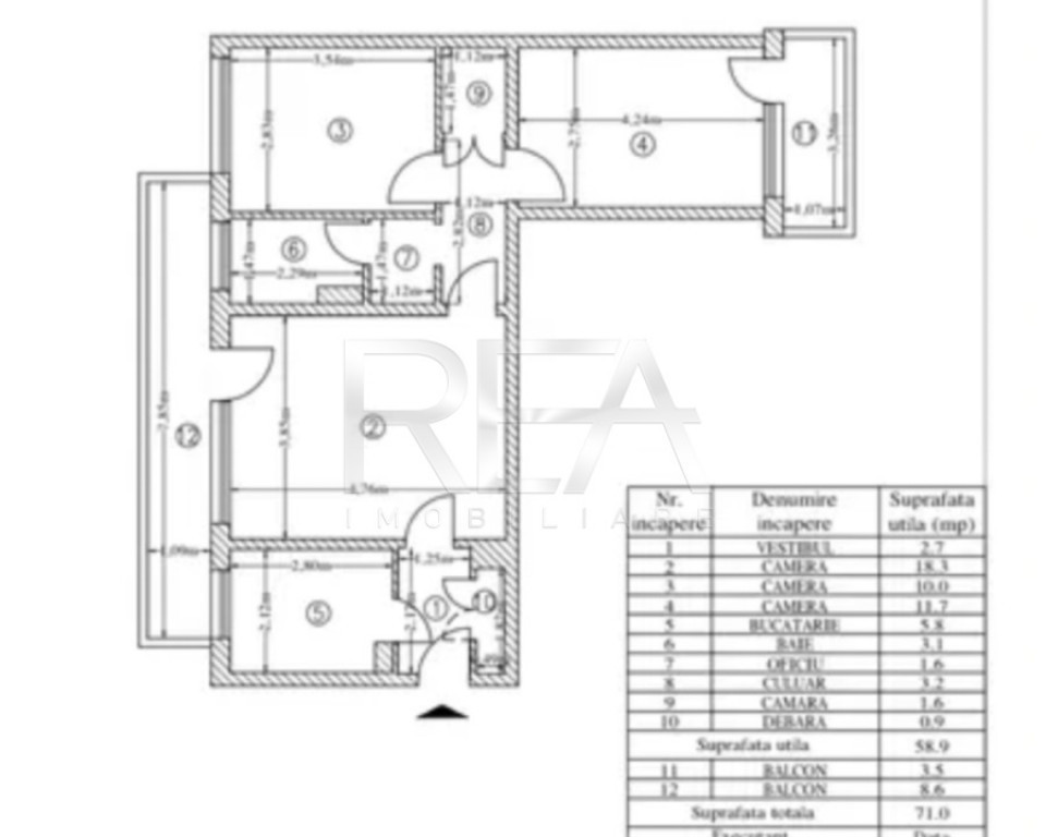 3 camere 4/8, anvelopat, Drumul Taberei-Mall Plaza.