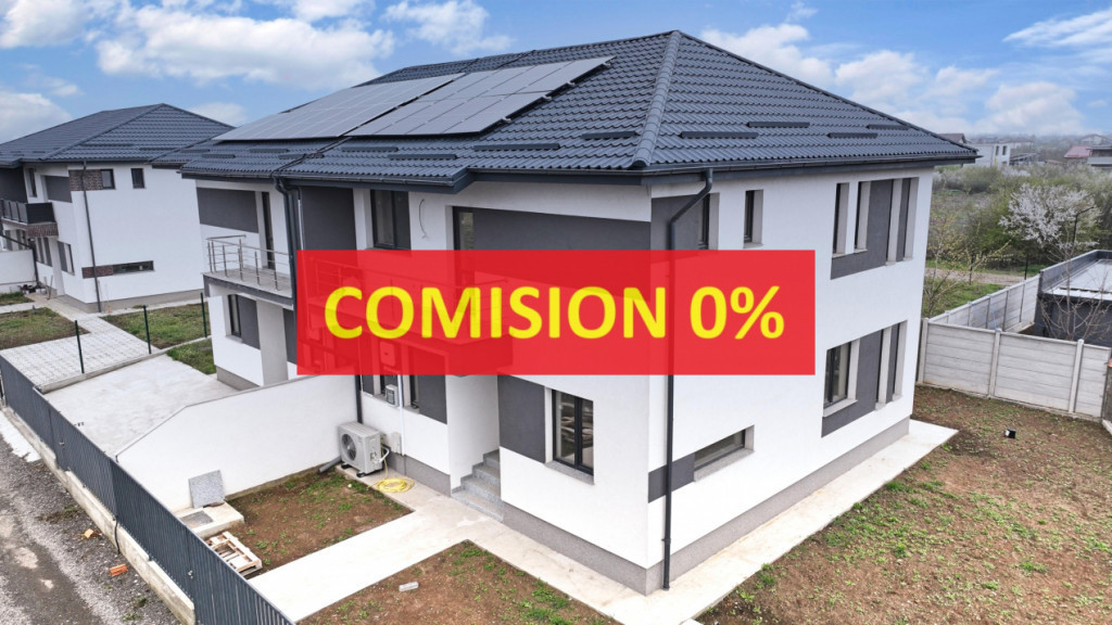 Mogosoaia | Vila P+1+Pod, 4 camere (pompa caldura +panouri f