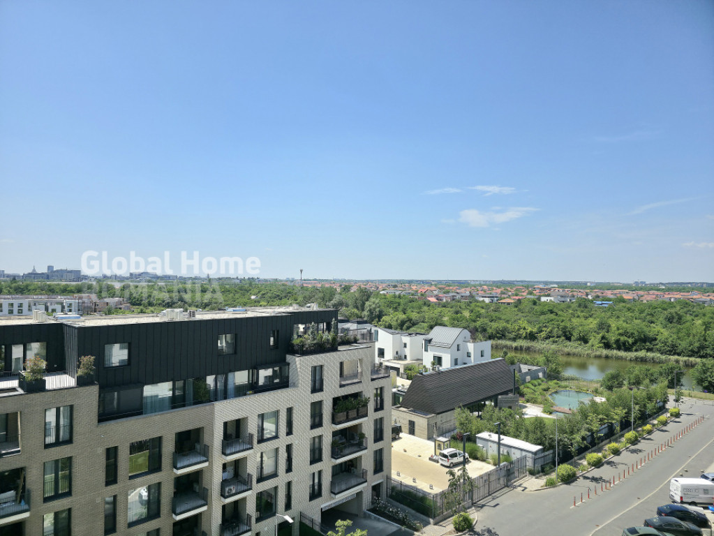 Open View 3 Rooms Penthouse + Terrace 16SQM | H Pipera Lake