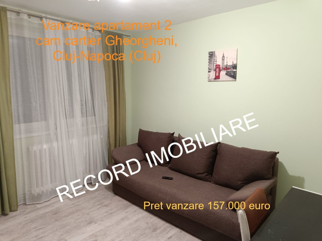 Vanzare apartament 2 camere, etaj intermediar cartier Gheorgheni Cluj