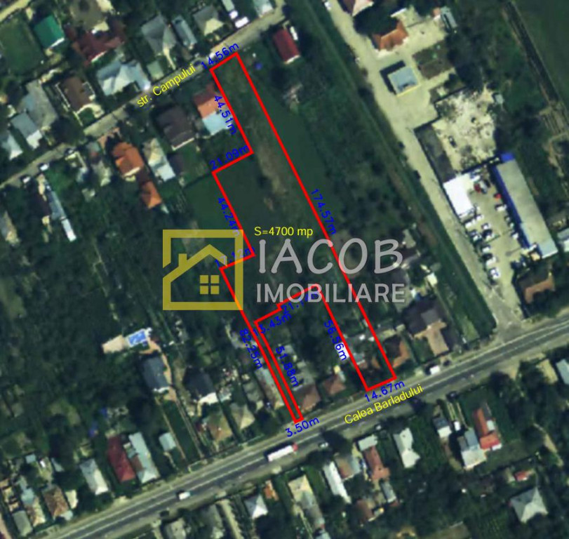 Teren intravilan, Calea Barladului, Bacau