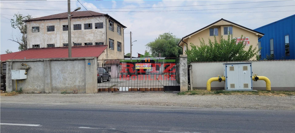 Hala cu teren la intrare in Slatioara ! Ideala depozite,serv