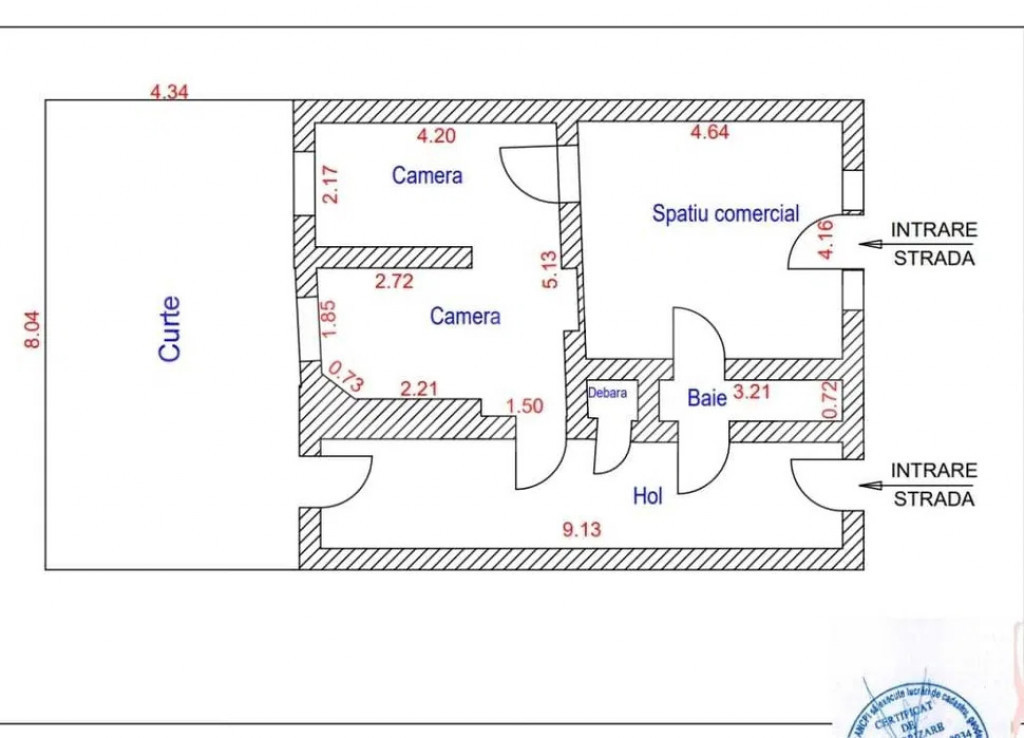 Spatiu de birouri, 43 mp, zona Bulevardul Victoriei