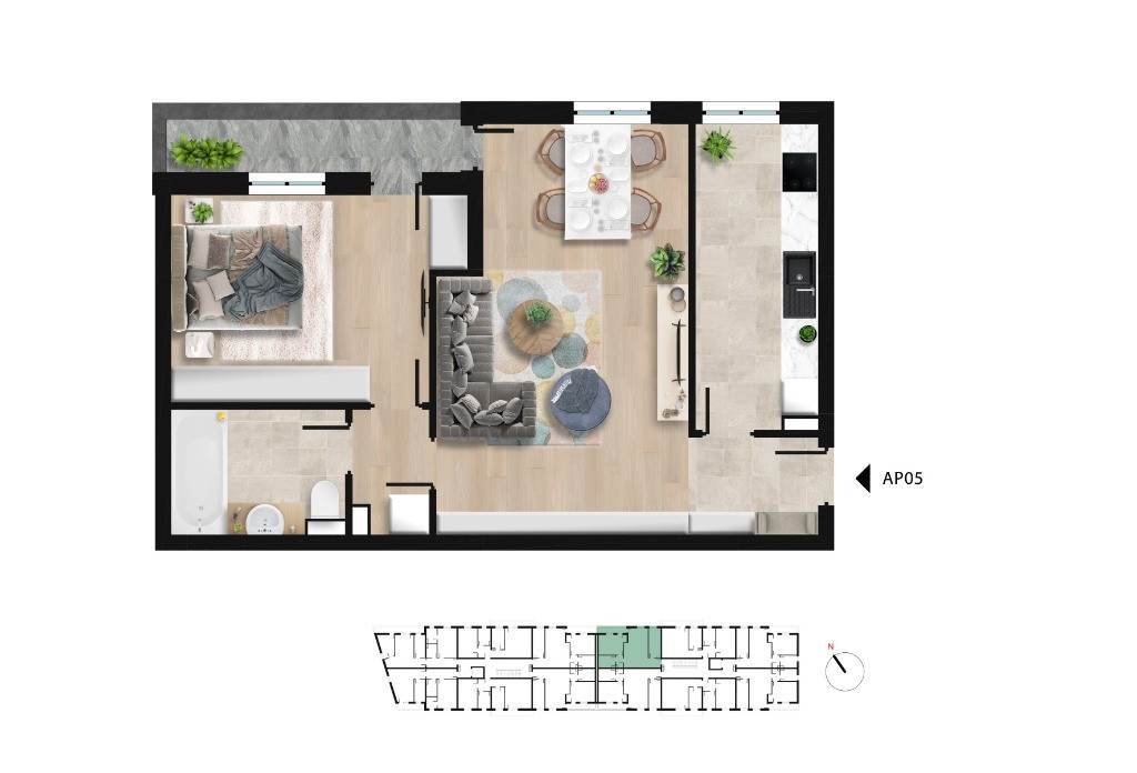 Apartament modern cu 2 camere, direct dezvoltator, Lacul Morii