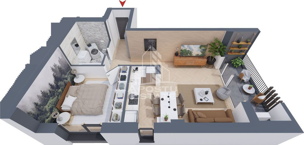 Apartament cu 1,2 si 3 camere, finalizare 2026, zona Toro...