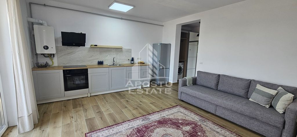 Apartamentul tip studio, centrală, ac, loc de parcare
