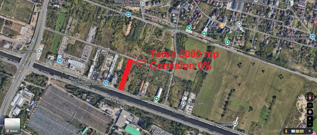 Teren Intravilan Splaiul Unirii-Pasaj N. Grigorescu | Deschidere Dubla