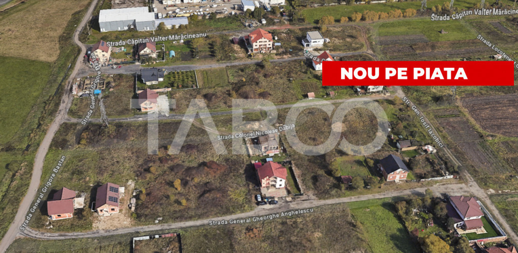 Teren intravilan 500 mp - cu PUZ si utilitati - front strada