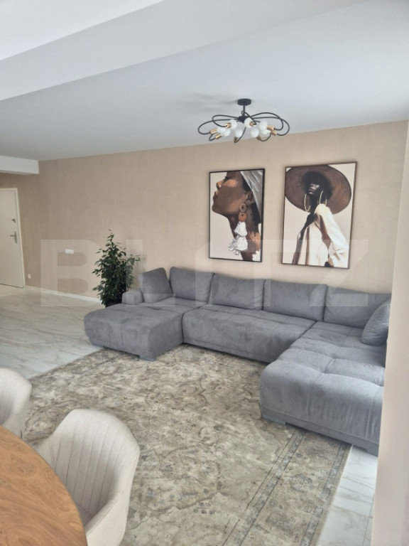 Apartament cu 2 camere, 73 mp, mobilat & utilat premium, zon