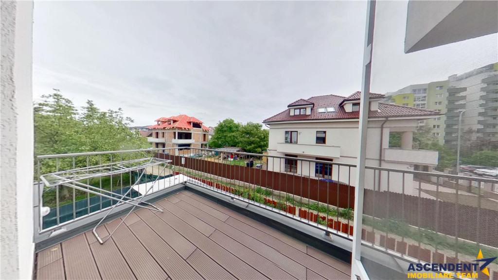Tur 3D! Imobil 2 camere,2 bai,2 terase, balcon, loc parcare