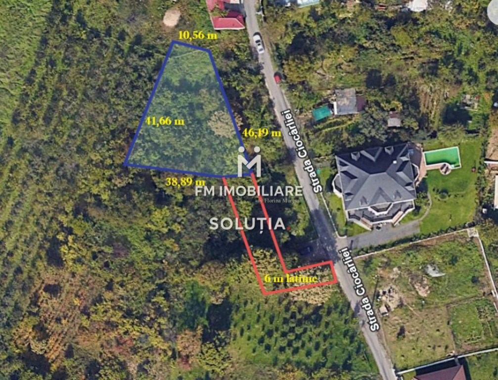 Teren intravilan 10 ari, zona Grigore Ureche, PUZ!