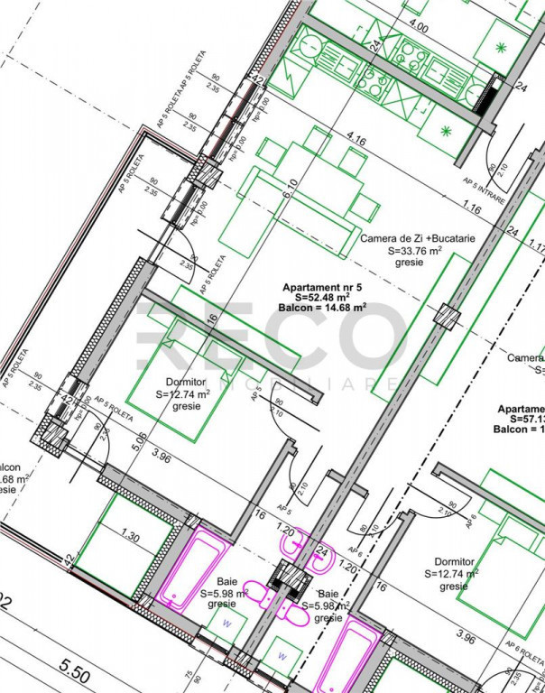 RECO Apartament 2 camere în Oradea Mestesugarilor