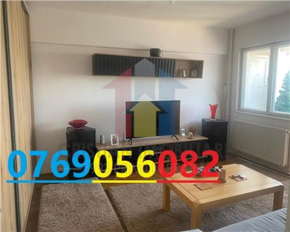 2 camere confort 1 decomandat, etaj intermediar, Mobilat si