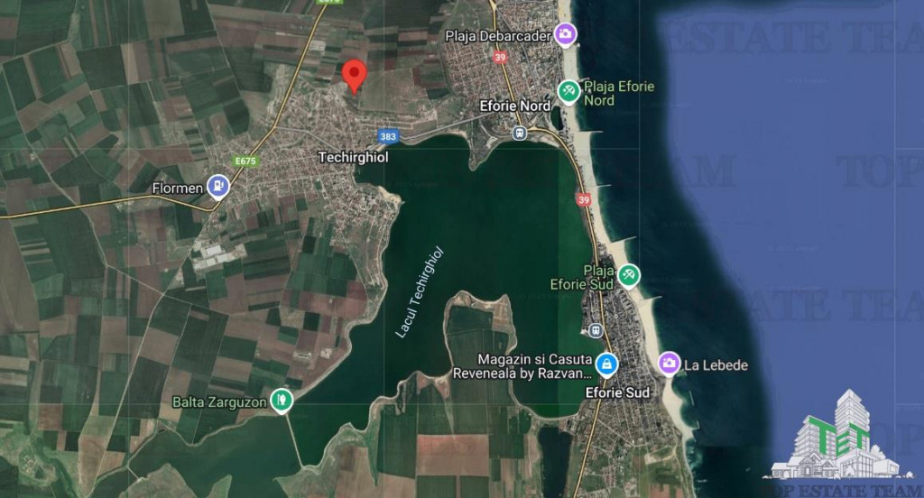 Teren extravilan de 5 000 mp Techirghiol / Agigea cu poten