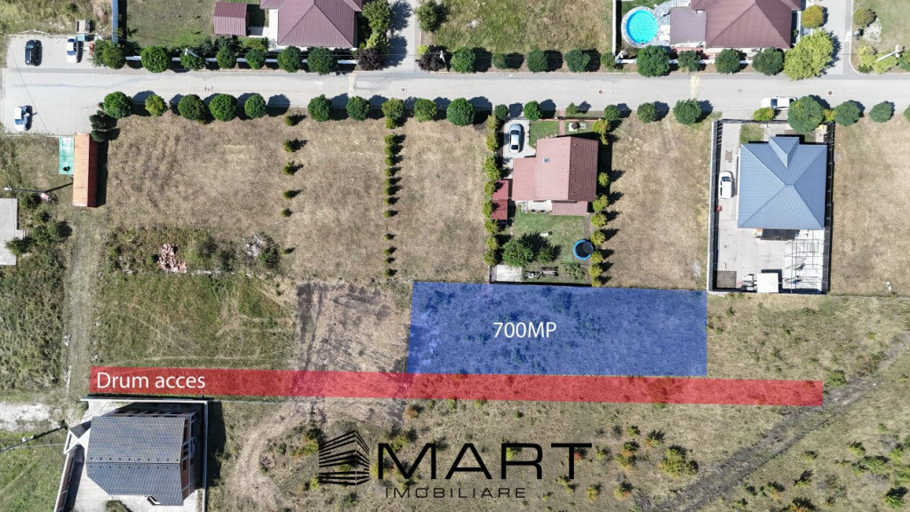 Teren intravilan 700mp cu utilitati si PUZ in Cartier Bavari