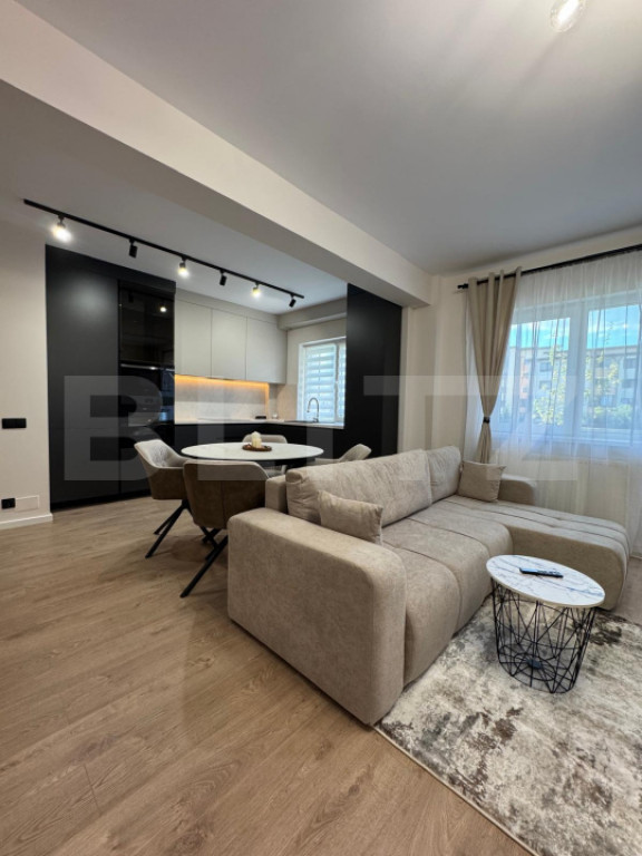 Apartament mobilat si utilat, totul nou, parcare subterana,