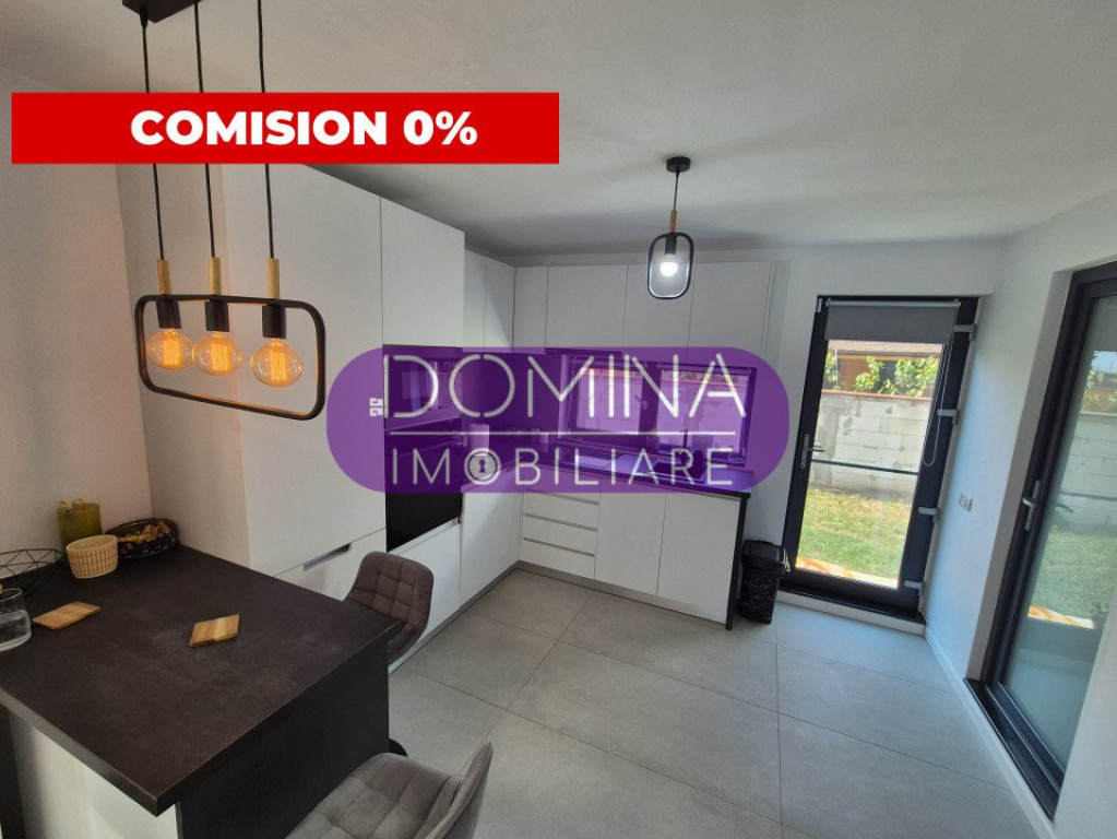 Vilă modern amenajată, în cartier Preajba