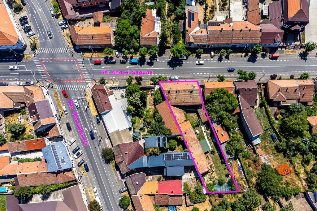 Casă+teren, oportunitate pentru investiții, Arad, str. Andrei Saguna