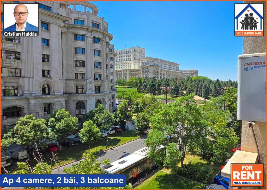 De inchiriat - Apartament 4 cam | Natiunile Unite | Ideal pt