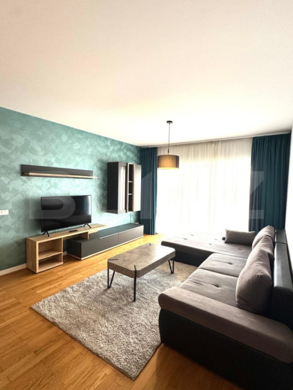 Apartament lux de inchiriat, 2 camere, 51 mp, etajul 1, ultr