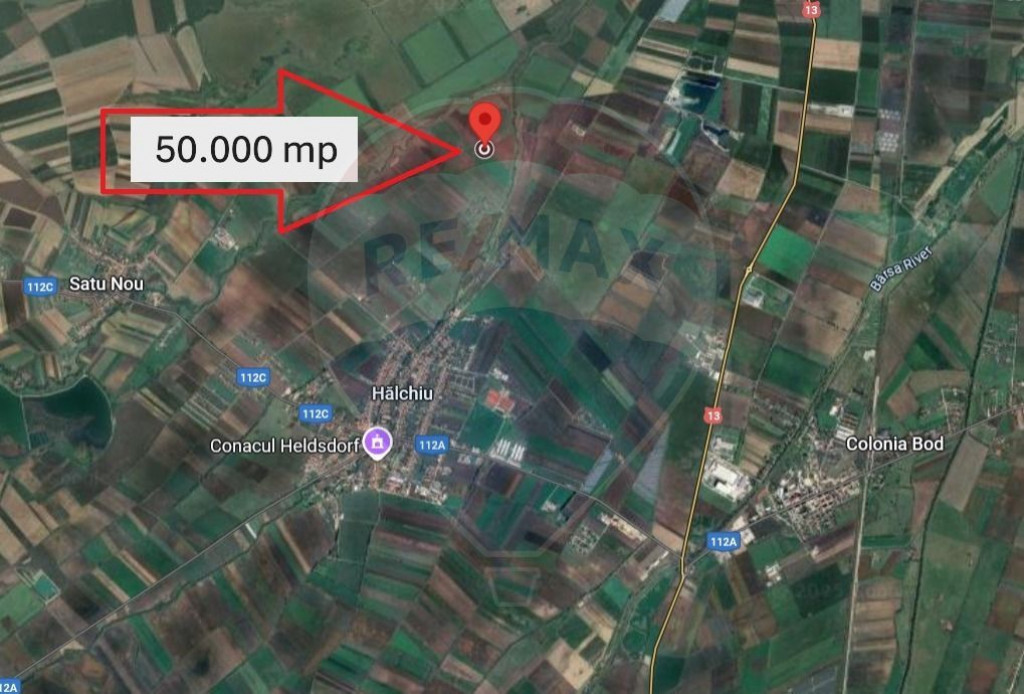 Teren de vanzare / extravilan 50.000mp/Halchiu