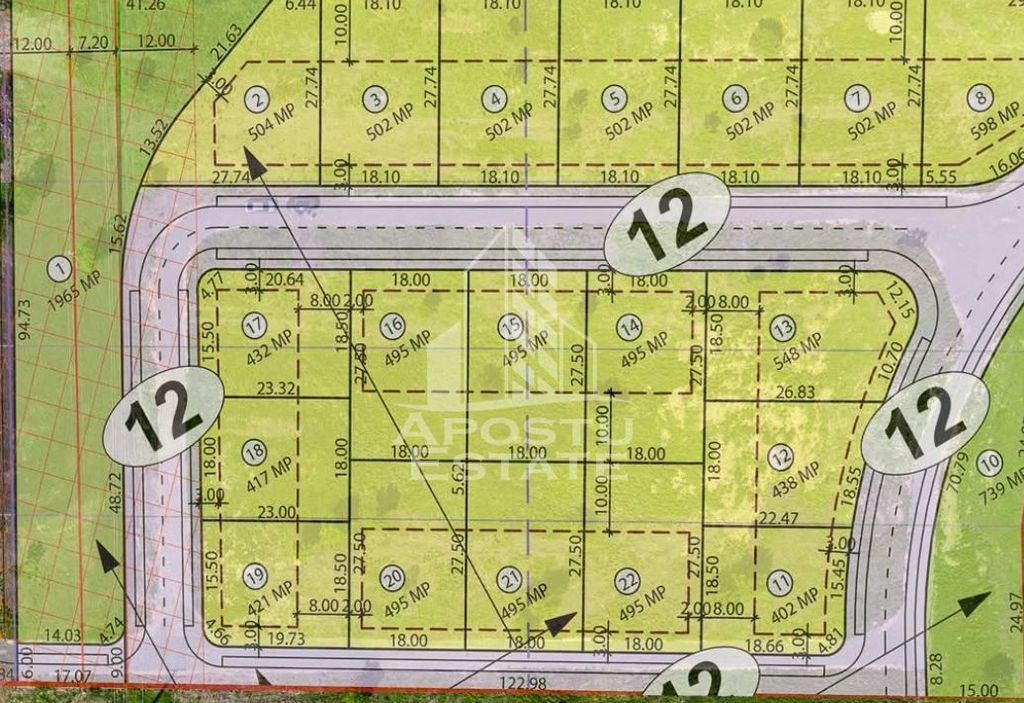 Parcela ptr casa sau duplex langa padure, la iesire din T...