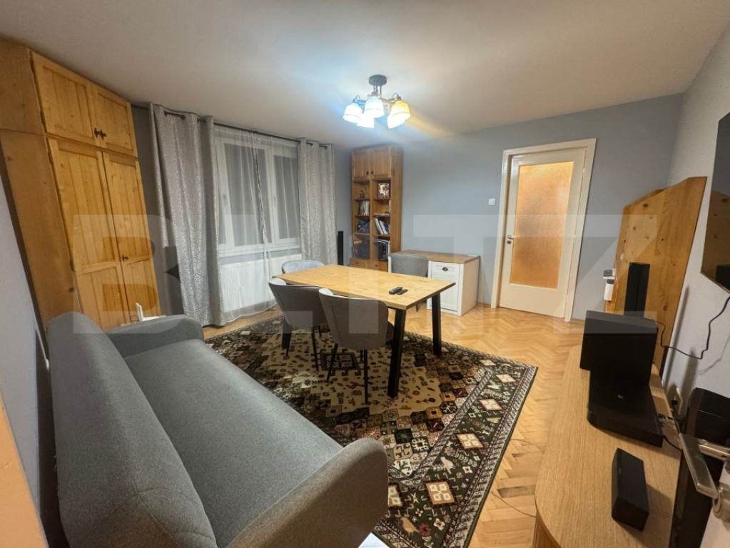 Apartament 2 camere, etajul 1 – 10 minute de UMF, 7 Noiem