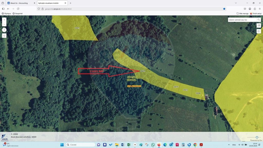 Teren de vanzare 11,435mp/ Sita Buzaului