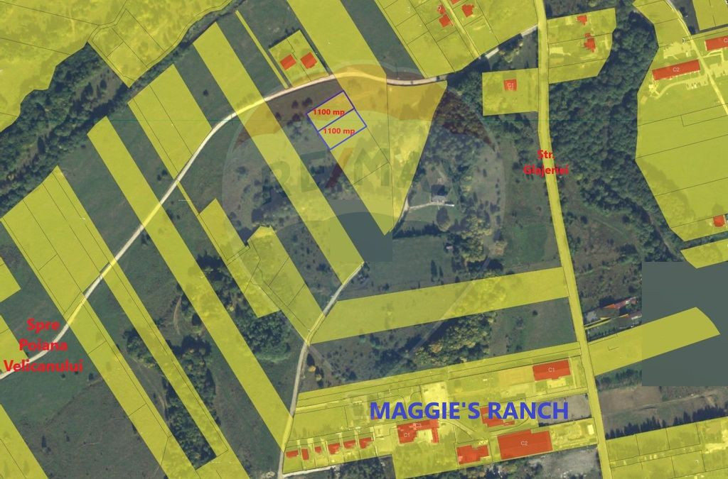 Teren extravilan Rasnov , Glajerie-Str Poiana velicanului...