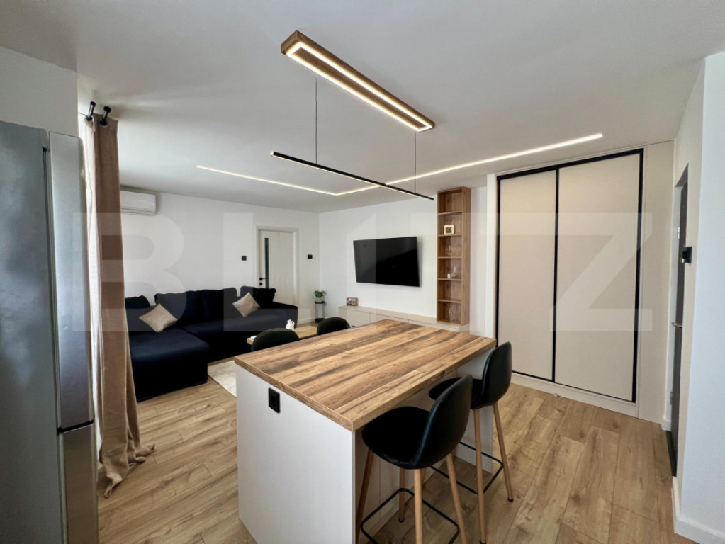 Apartament modern semidecomandat, 2 camere, 50 mp , zona cen