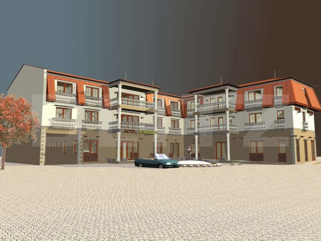 HOTEL / RESTAURANT YVETTE, de vanzare, 35 ari teren, zona Au